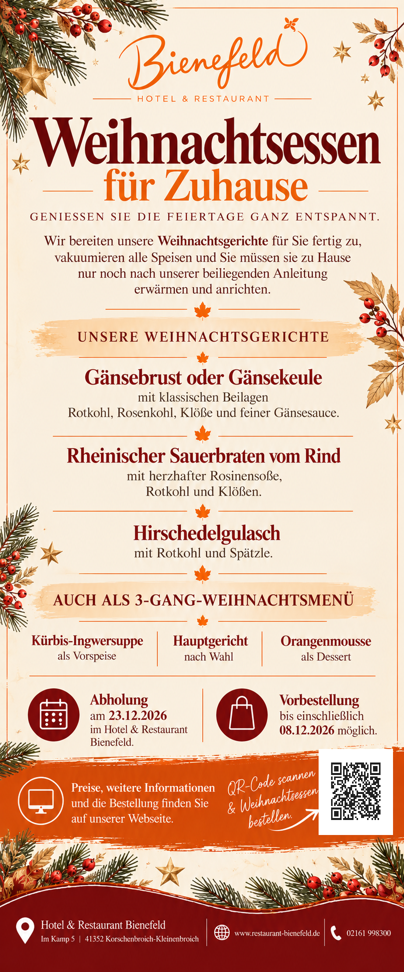 Weihnachtsessen 2026